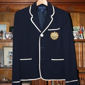 Woman's Ralph Lauren Navy Tennis Blazer